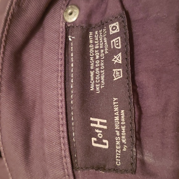 (26W) Citizens of Humanity by Jerome Dahan Thompson Medium Rise Cropped Skinny - Picture 4 of 15
